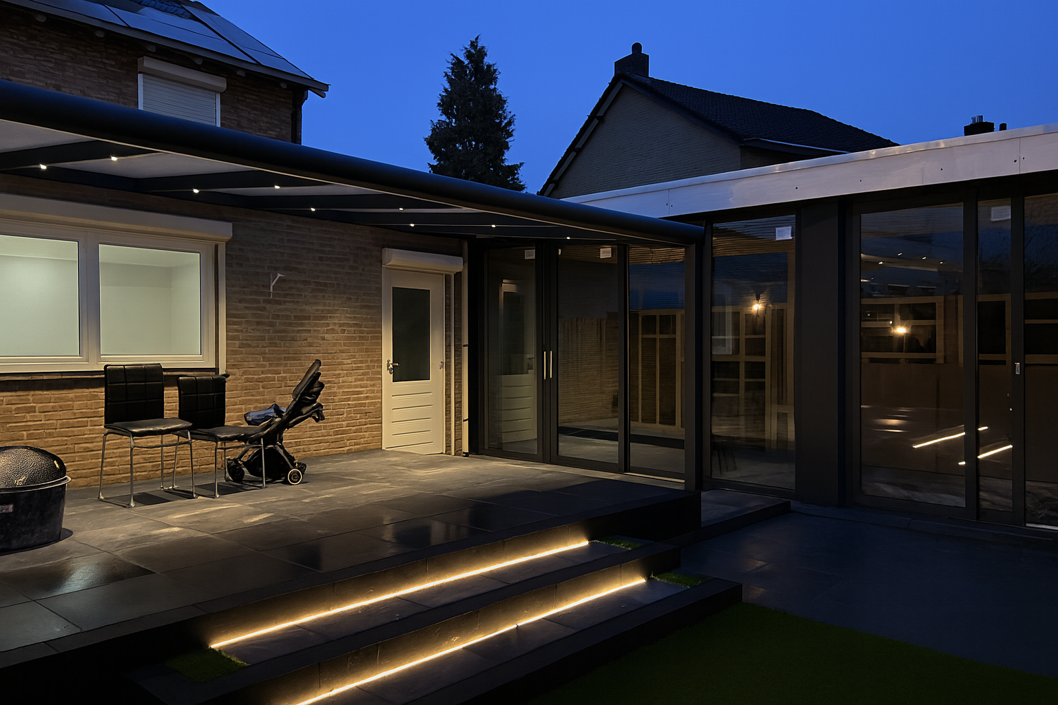 Sfeerverlichting veranda